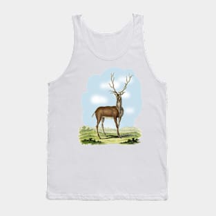 Deer Illustratuion Tank Top